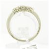 Image 3 : 0.66 ctw Diamond Three Stone Ring - 14KT White Gold