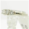 Image 5 : 0.66 ctw Diamond Three Stone Ring - 14KT White Gold