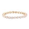 Image 1 : 0.53 ctw Diamond Ring - 18KT Rose Gold