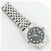Image 7 : Rolex Mens Stainless Steel Black Diamond & Ruby 36MM Datejust Wristwatch