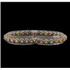 Image 2 : 1.65 ctw Diamond Bracelet - 14KT Tri Color Gold