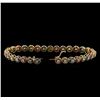 Image 3 : 1.65 ctw Diamond Bracelet - 14KT Tri Color Gold