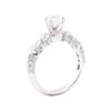 Image 4 : 1.00 ctw Diamond Vintage Motif Ring - Platinum