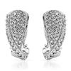 Image 1 : 14k White Gold 1.00CTW Diamond Earrings, (I1-I2/G-H)