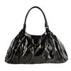 Gucci Abbey D-ring Black Patent Leather Hobo Bag