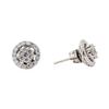 Image 2 : 0.59 ctw Diamond Earrings With Earring Jackets - 14KT White Gold