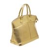 Image 2 : Louis Vuitton Gold Suhali Leather Lockit MM Tote Handbag