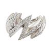 Image 2 : 1.10 ctw Diamond Ring - 14KT White Gold