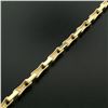 Image 5 : 14K Yellow Gold 7" 2.16 ctw Channel Set Round Brilliant Diamond Tennis Bracelet