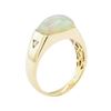 Image 4 : 3.25 ctw Opal and Diamond Ring - 14KT Yellow Gold