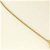 Image 5 : 14k Gold Cushion Mine Cut Diamond Lavalier Pendant