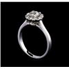 Image 4 : 0.99 ctw Diamond Ring - 14KT White Gold