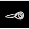 Image 1 : 0.23 ctw Diamond Ring - 14KT White Gold