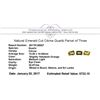 Image 3 : 24.07 ctw.Natural Emerald Cut Citrine Quartz Parcel of Three