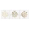 Image 1 : Set of (3) 1935 Arkansas Centennial Commemorative Half Dollar Coins