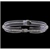 Image 2 : 1.46 ctw Diamond Evil Eye Bracelet - 14KT White Gold