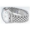 Image 5 : Rolex Mens Stainless Steel White Diamond & Ruby 36MM Datejust Wristwatch