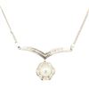 1.0 ctw Diamond Necklace - 14KT White Gold