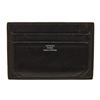 Hermes Black Leather Citizen Twill Card Holder