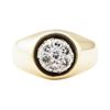 Image 2 : 0.50 ctw Diamond Ring - 14KT Yellow Gold