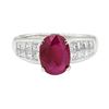 Image 2 : 2.64 ctw Ruby and Diamond Ring - 14KT White Gold