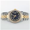 Image 4 : Rolex Mens 2 Tone 14K Black String VS Diamond Datejust Wristwatch
