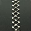 Image 5 : 14kt White Gold 0.90 ctw Diamond Open Trellis Bracelet