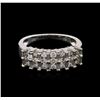 Image 2 : 0.91 ctw Diamond Ring - 14KT White Gold