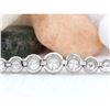 Image 5 : 3.50 CTW Natural Diamond 14K Solid White Gold Bracelet
