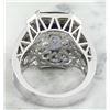 Image 4 : 10.70 CTW Tanzanite 14K White Gold Diamond Ring