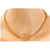 Image 1 : 41.25 CTW Natural Citrine 18K Solid Yellow Gold Diamond Necklace