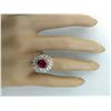 Image 5 : 3.53 CTW Ruby 18K Yellow Gold Diamond Ring