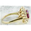 Image 6 : 3.53 CTW Ruby 18K Yellow Gold Diamond Ring