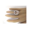 Image 3 : 10.68 CTW Natural Morganite 14K Solid White Gold Diamond Ring