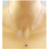 Image 3 : 1.82 CTW Tourmaline 18K White Gold Diamond Necklace