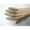 Image 4 : 5.19 CTW Natural Tanzanite And Diamond Ring In 18K Yellow Gold