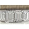 Image 1 : 3.50 CTW Natural Diamond Ring 14k Solid White Gold