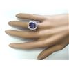 Image 4 : 7.22 CTW Natural Tanzanite And Diamond Ring In 14k Yellow Gold