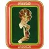 Bob-Haired Girl 1928 Coca-Cola Tray 