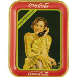 Meet Me At the Fountain Coca Cola Tray 