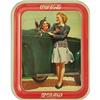 1942 Coca Cola Tray Girls by the Car 