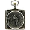 Omega "Golfers" Engraved Pocket Watch 