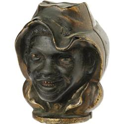 Two Faced Black Boy Figural Still Bank 