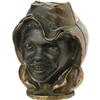 Two Faced Black Boy Figural Still Bank 