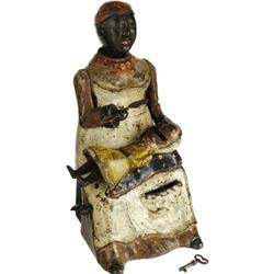 Mammy and Child Mechanical Bank Manufactured 