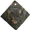 1858 Charleston SERVANT Slave Hire Badge #2113 