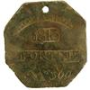 1813 Charleston PORTER Slave Hire Badge #300 