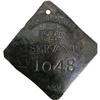 1825 Charleston SERVANT Slave Hire Badge #1048 