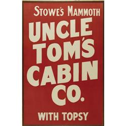 Uncle Tom's Cabin Theater Poster 