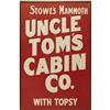 Uncle Tom's Cabin Theater Poster 